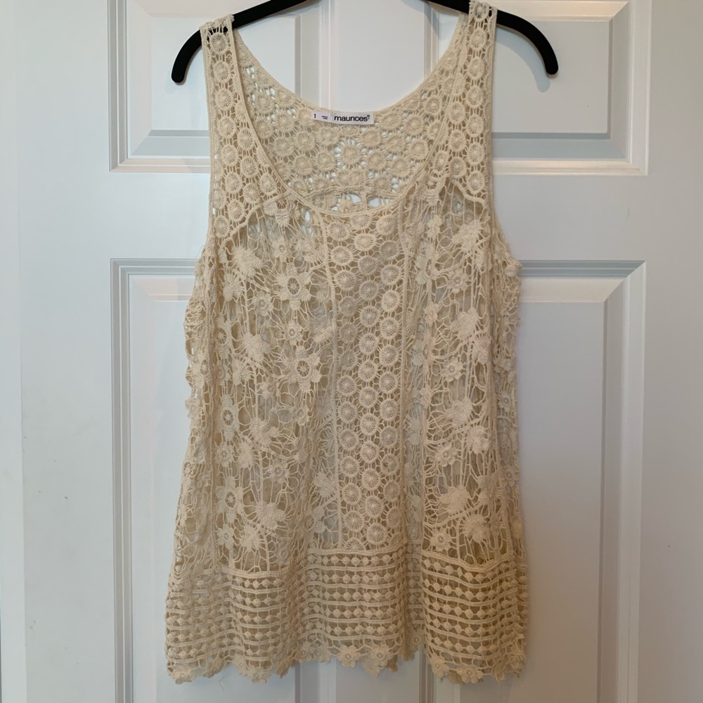 Maurices Lace Tank Top